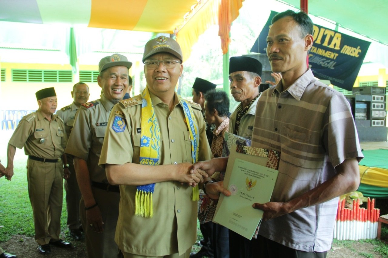 Lahan eks. HGU PT BRS Resmi jadi Milik Warga