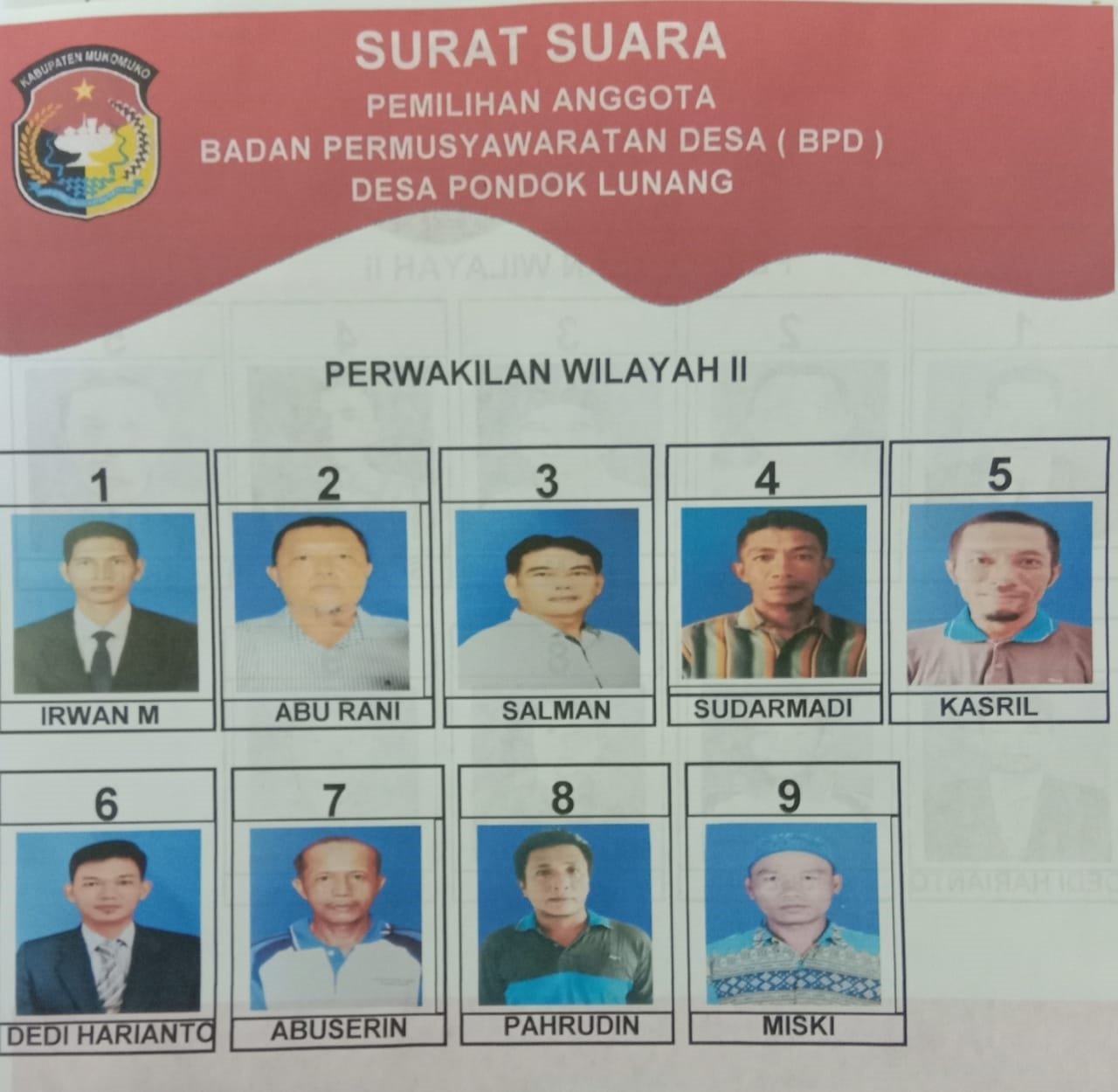 18 Calon Berjuang ‘Menduduki’ 5 Kursi BPD