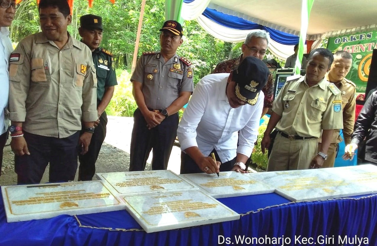 Dihadiri Kementerian, Jembatan Wonoharjo Diresmikan