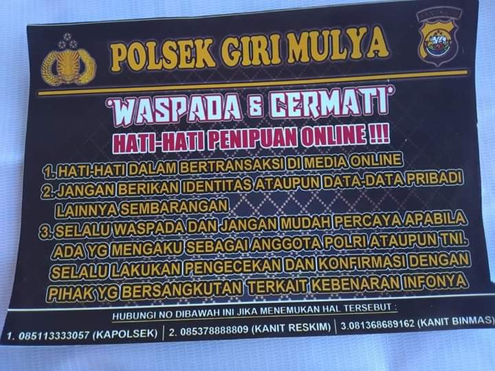 Waspada Penipuan Online