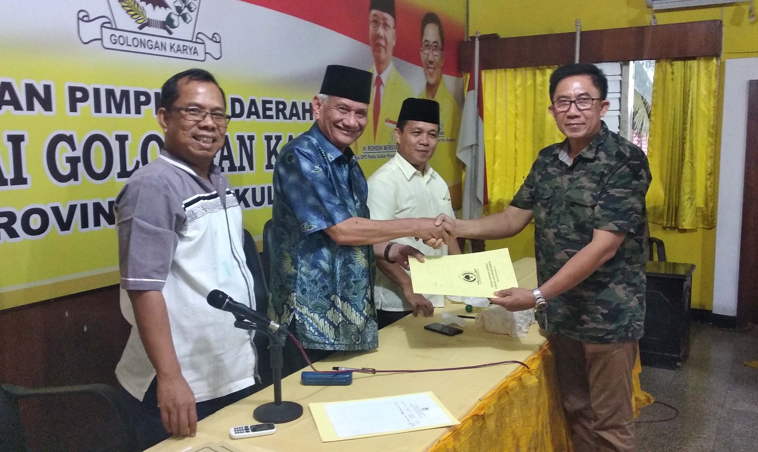 Gubernur Daftar Sebagai Balon Ketua DPD Golkar