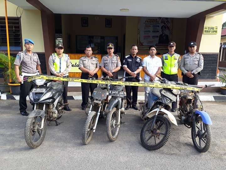 Ops Cipta Kondisi, Polsek Kepahiang Amankan 5 Unit Motor