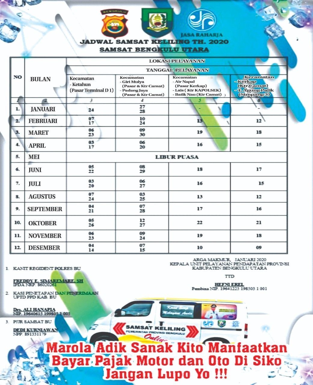 Samling Kembali Hadir di Bengkulu Utara