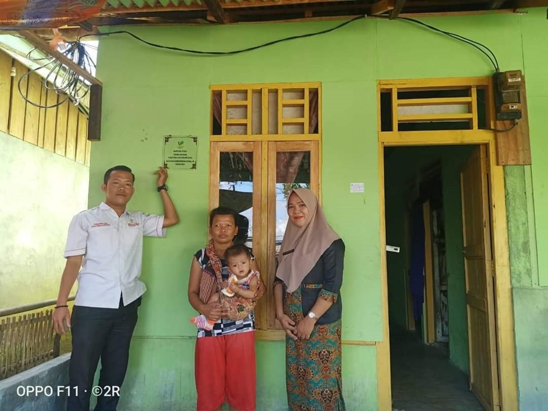 Rumah Bantuan Bedah Rumah Ditempel Stiker