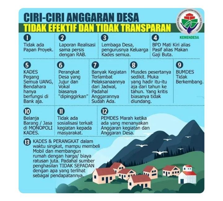 Pamflet Kemendes Dinilai Sudutkan Perangkat Desa