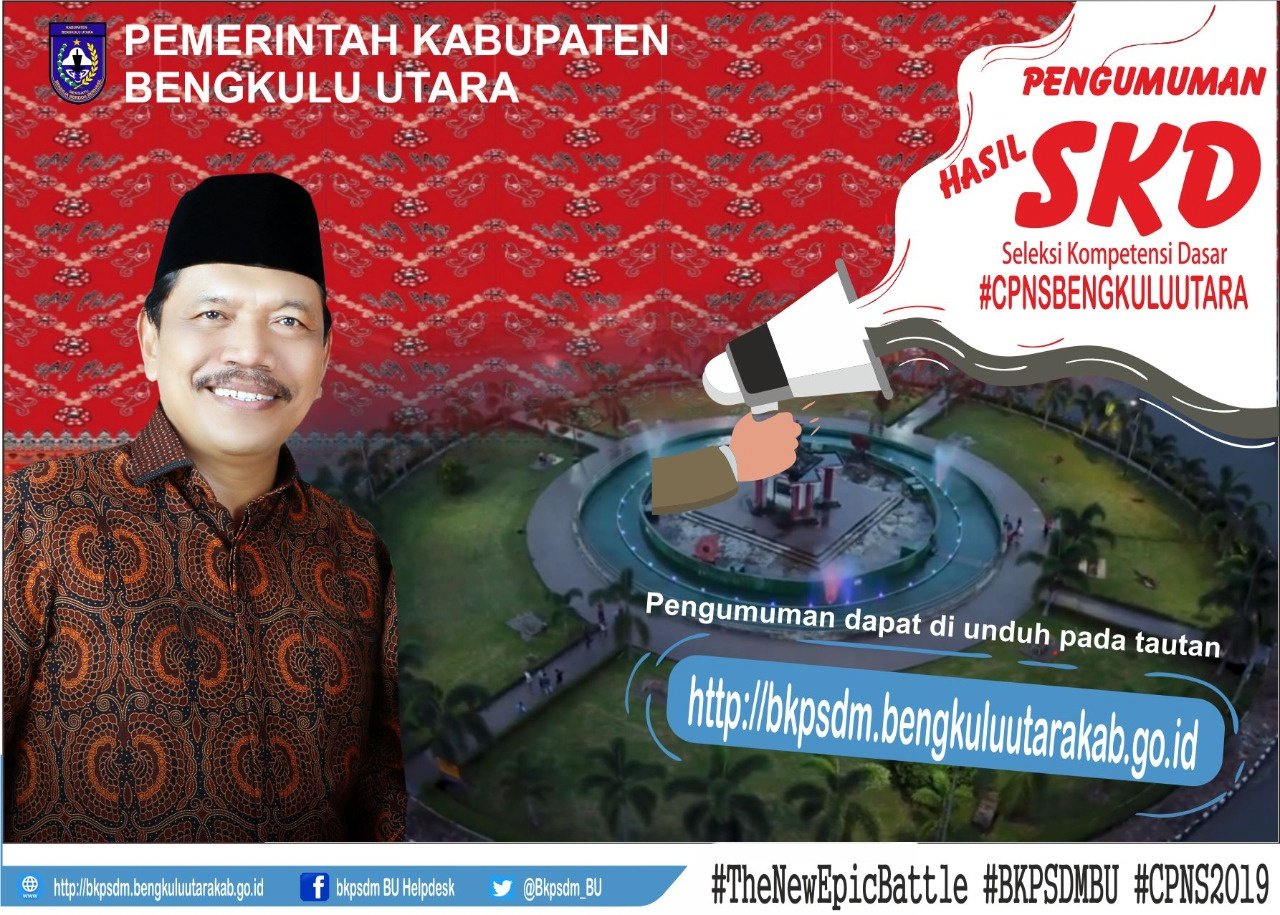 PENGUMUMAN! Peserta Dinyatakan Lulus SKD CPNS Bengkulu Utara Tahun 2019