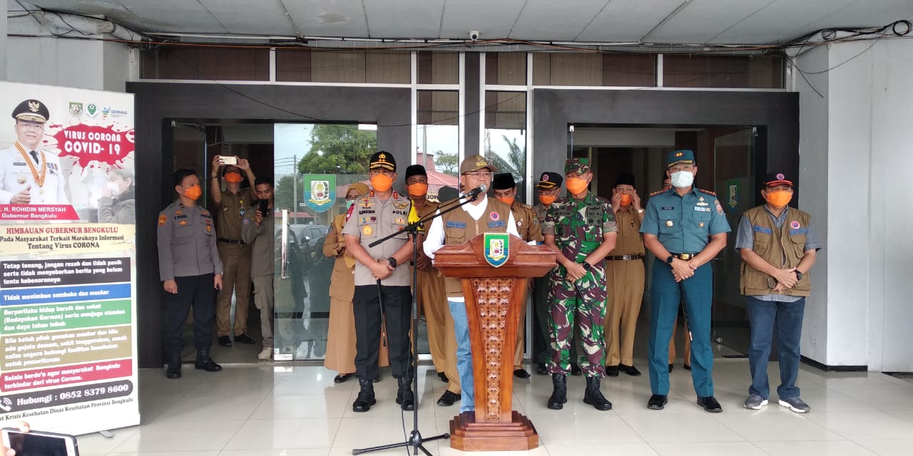 Bengkulu Tak Lagi Zona Hijau, 1 Positif Terinfeksi Virus Corona