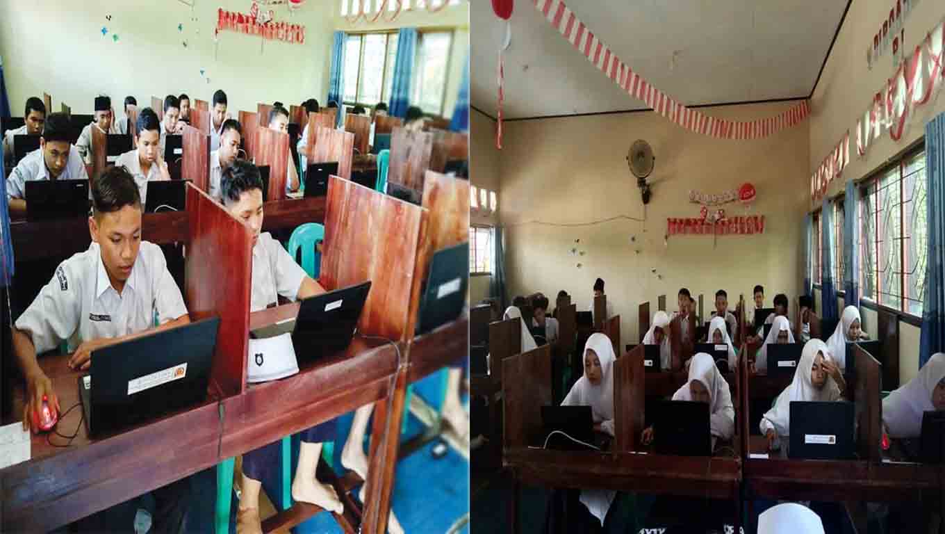 UNBK, 15 SMP di BU Masih Numpang