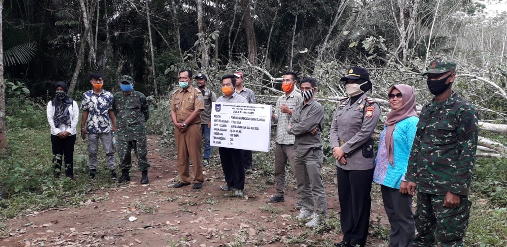 Bersama Tripika, Pemdes Suka Rami Titik Nol