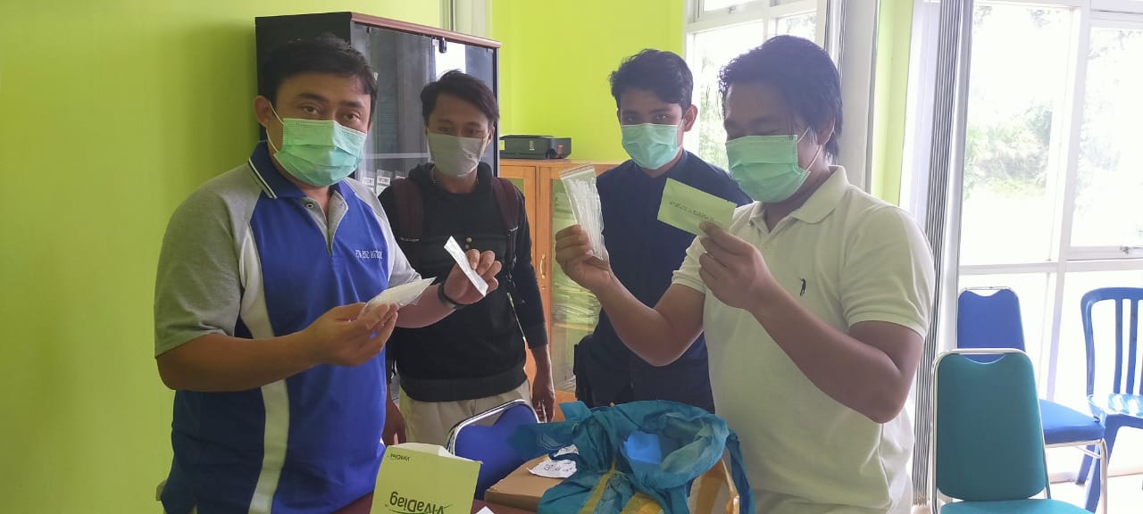 Ipemjak Salurkan Ratusan Rapid Test dan Ribuan Masker