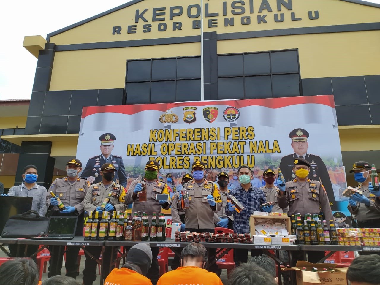 Ops Pekat Nala, Ribuan Butir Obat Keras Diamankan