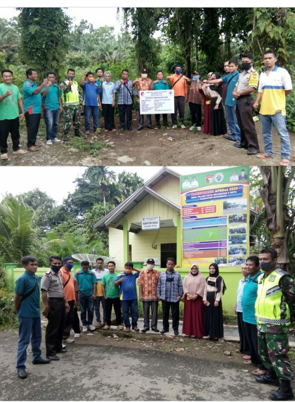 Setelah Prapelaksana, Talang Petai Bangun Gedung PAUD