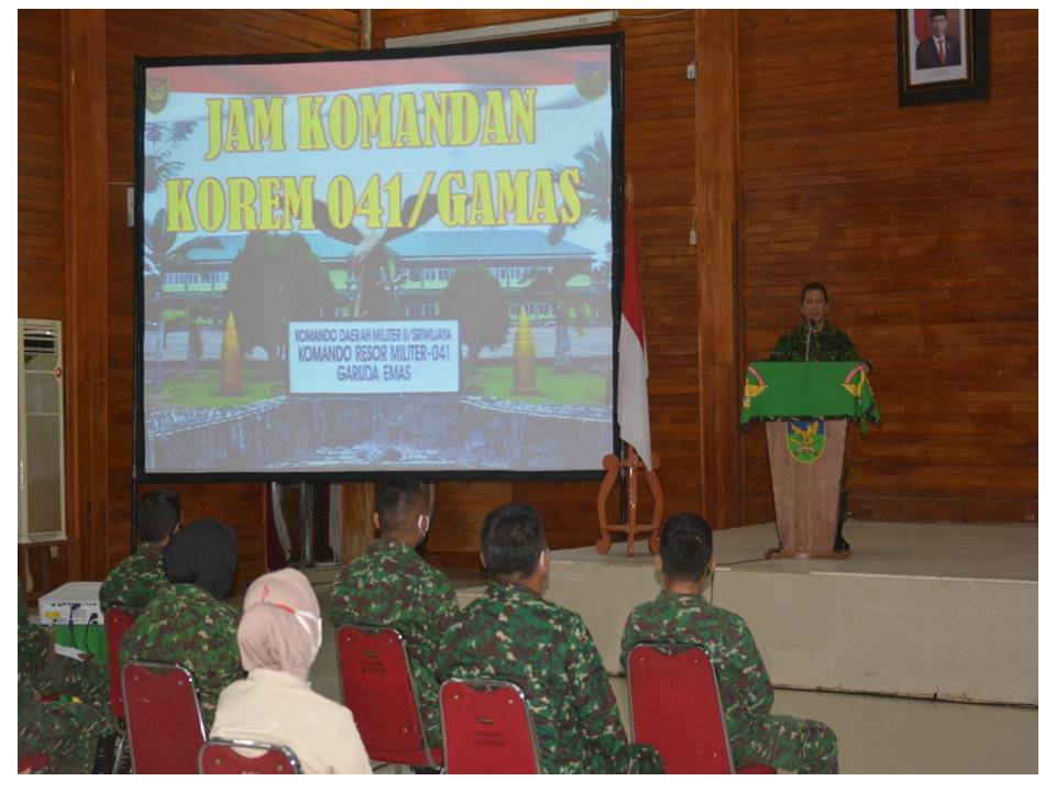 Prajurit dan ASN Korem 041/Gamas Diminta Hindari Pelanggaran