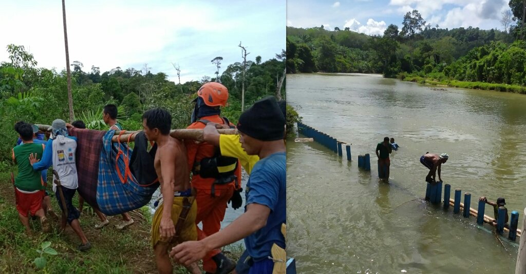 Terjepit Bebatuan, Korban Hanyut Sungai Selagan Ditemukan