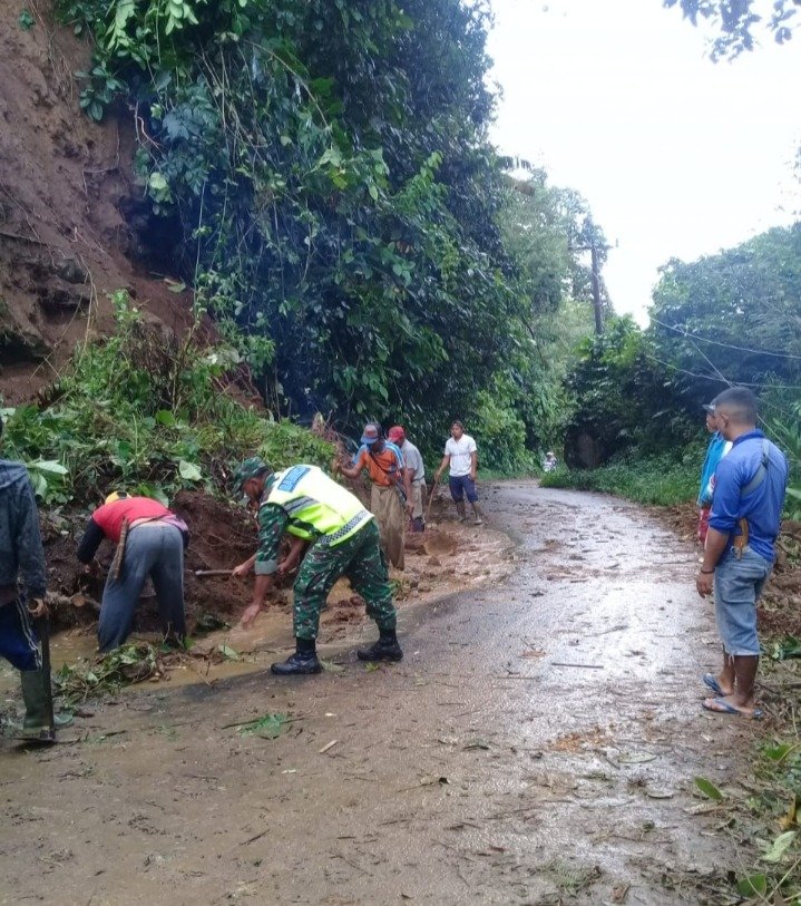 Jalan Desa Babakan Bogor Sudah Bisa Dilewati