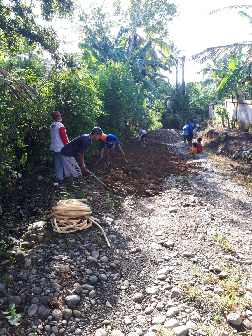 Pamdes Lubuk Mukti Mulai Serap Fisik TA 2020