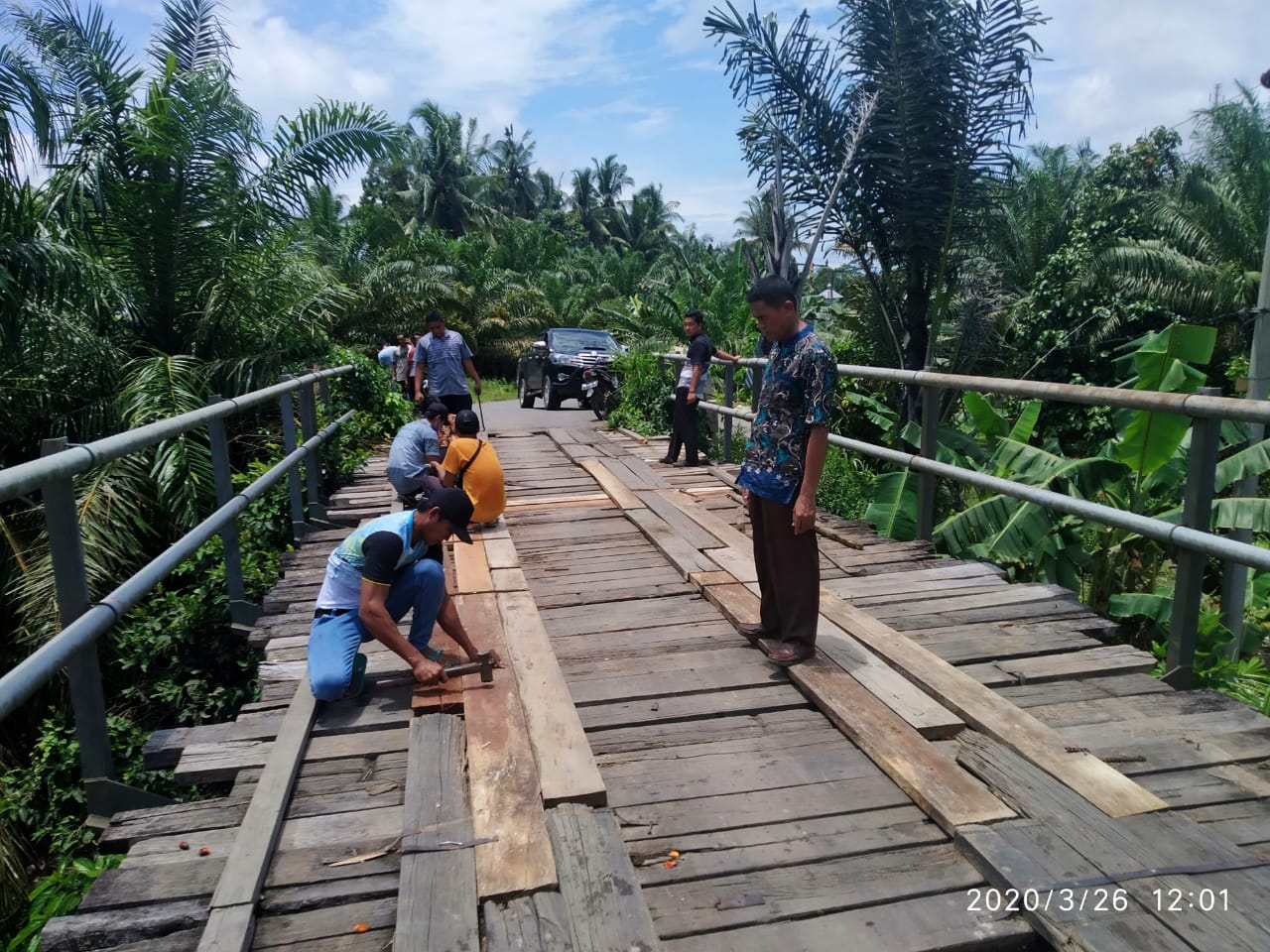 PU Rehap Jembatan Rusak