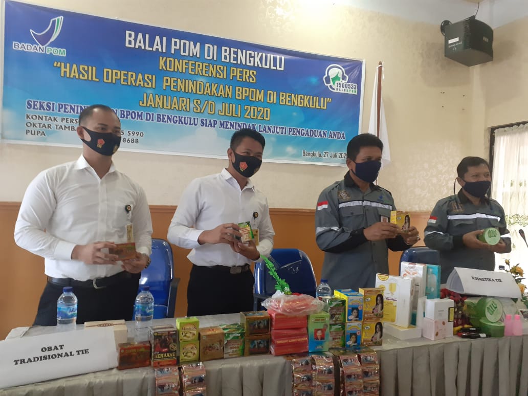 BPOM Amankan Barang Ilegal Senilai Rp 107,2 Juta