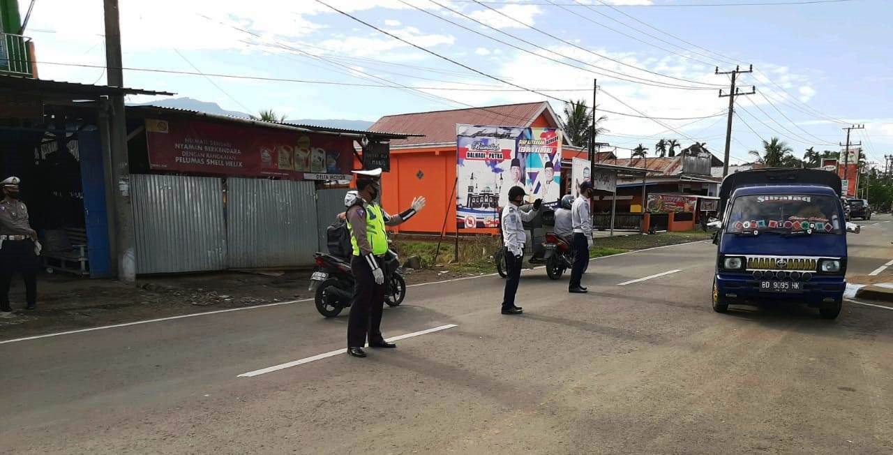 Dukung Perhubungan, Sat Lantas Polres Lebong Bantu Razia R4/R6