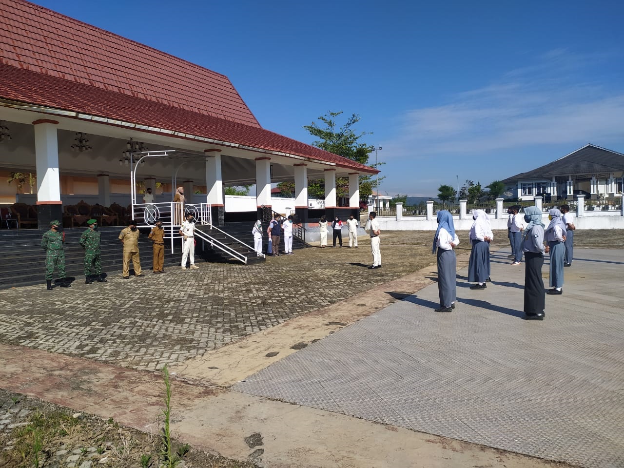 Pelatihan Paskibra HUT RI k-75 Kabupaten Lebong Mulai Digelar