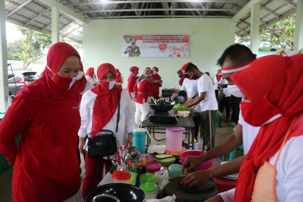 Korem 041/Gamas Gelar Lomba Tradisional Meriahkan HUT Kemri