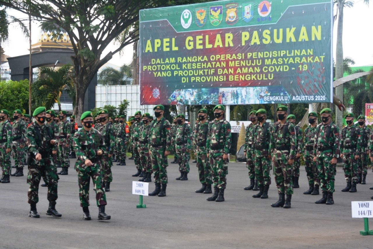 Operasi Pendisiplinan Prokes, 816 Prajurit TNI Dikerahkan