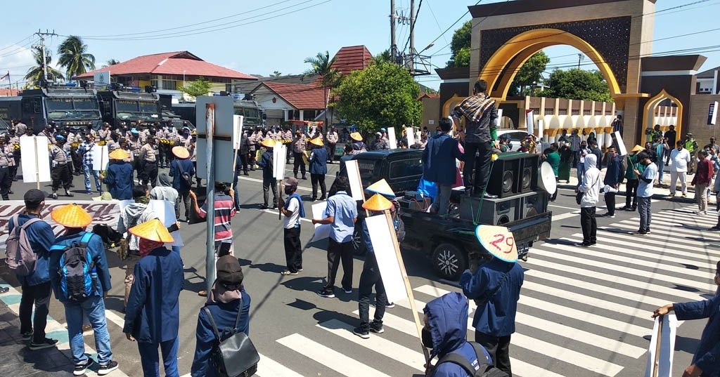 Peringati HTN, Usai Sampaikan Aspirasi Massa Aksi Dibubar Paksa