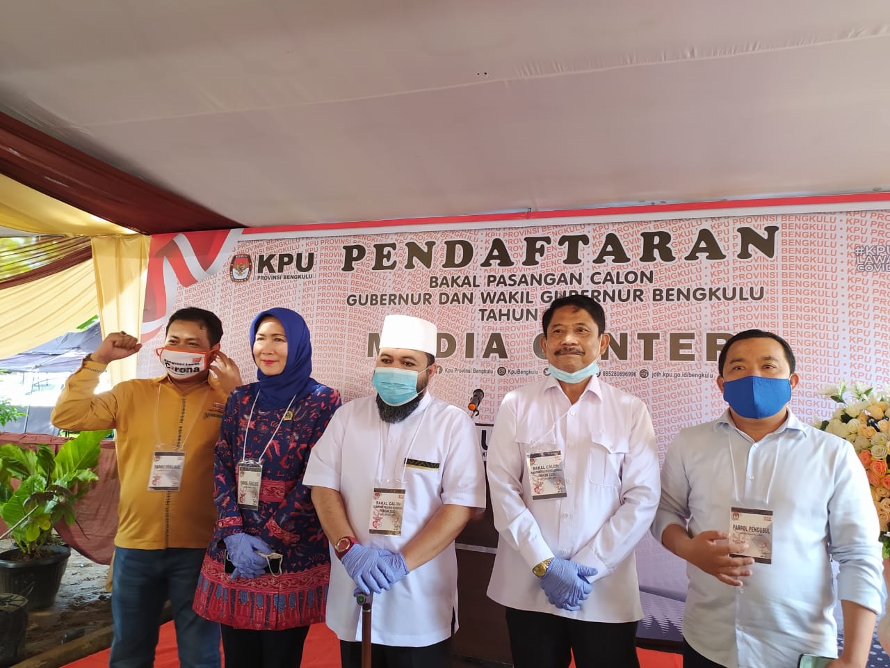 Hari Terakhir, Agusrin-Imron Daftar ke KPU