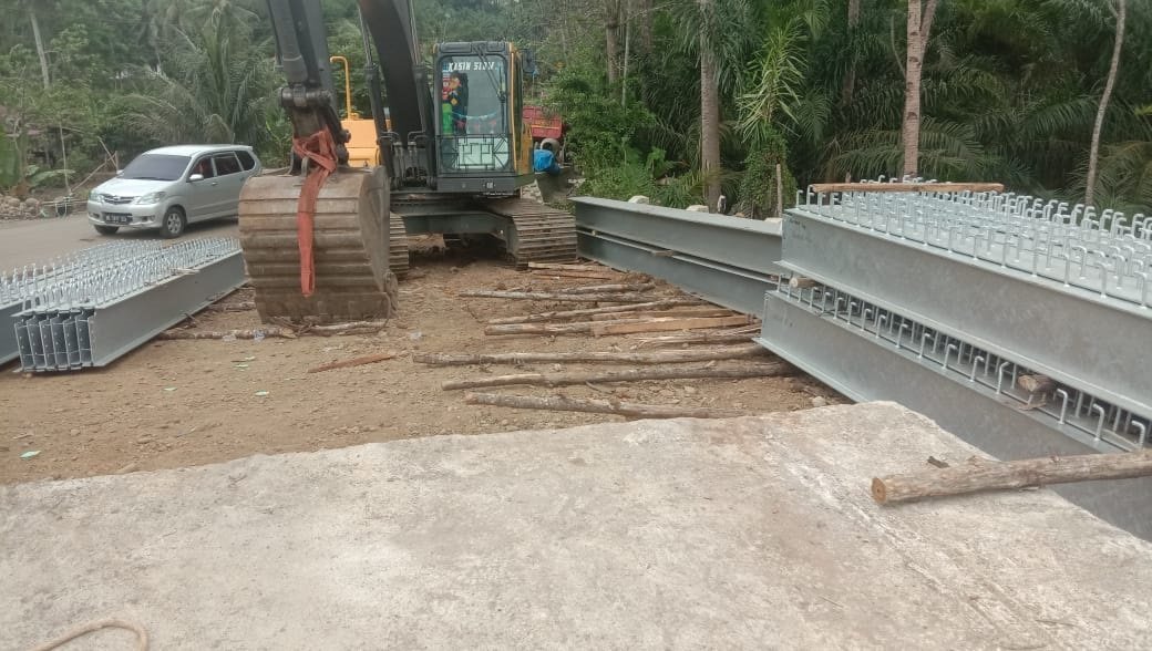 Kerangka Jembatan TAP Mulai Didistribusikan