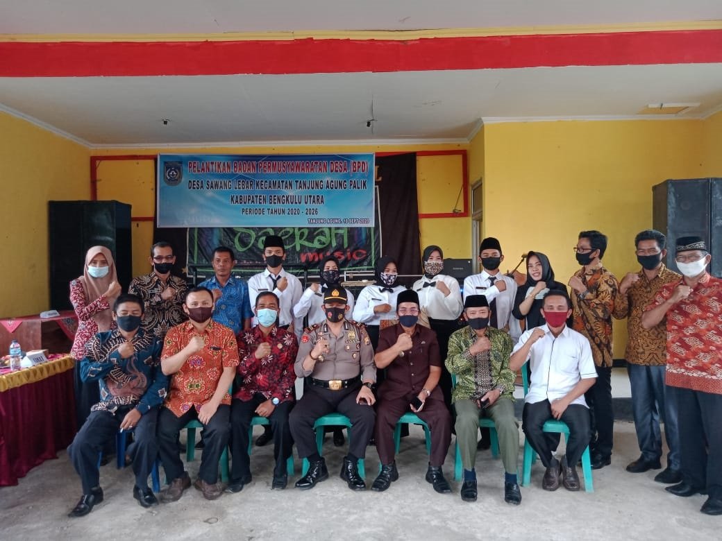 Resmi, 5 Anggota BPD Sawang Lebar Dilantik