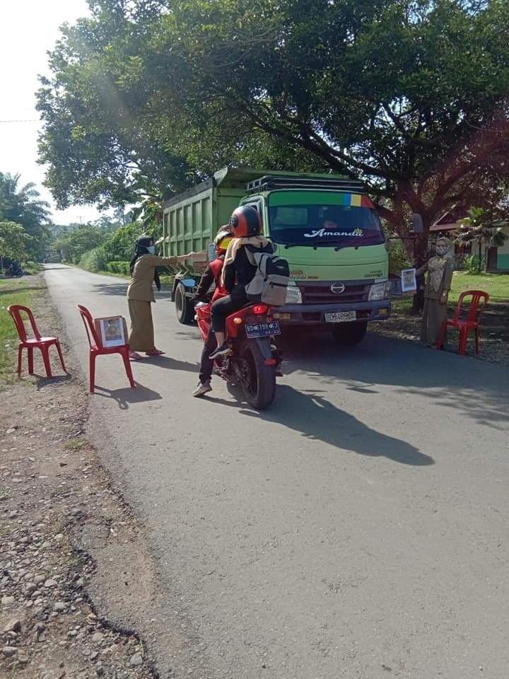 Peduli Azlan, Pemdes Lubuk Banyau Galang Donasi