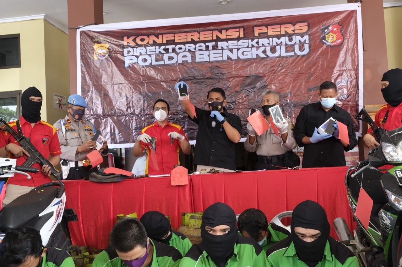 Polda Tangkap Pelaku Begal Lintas Provinsi