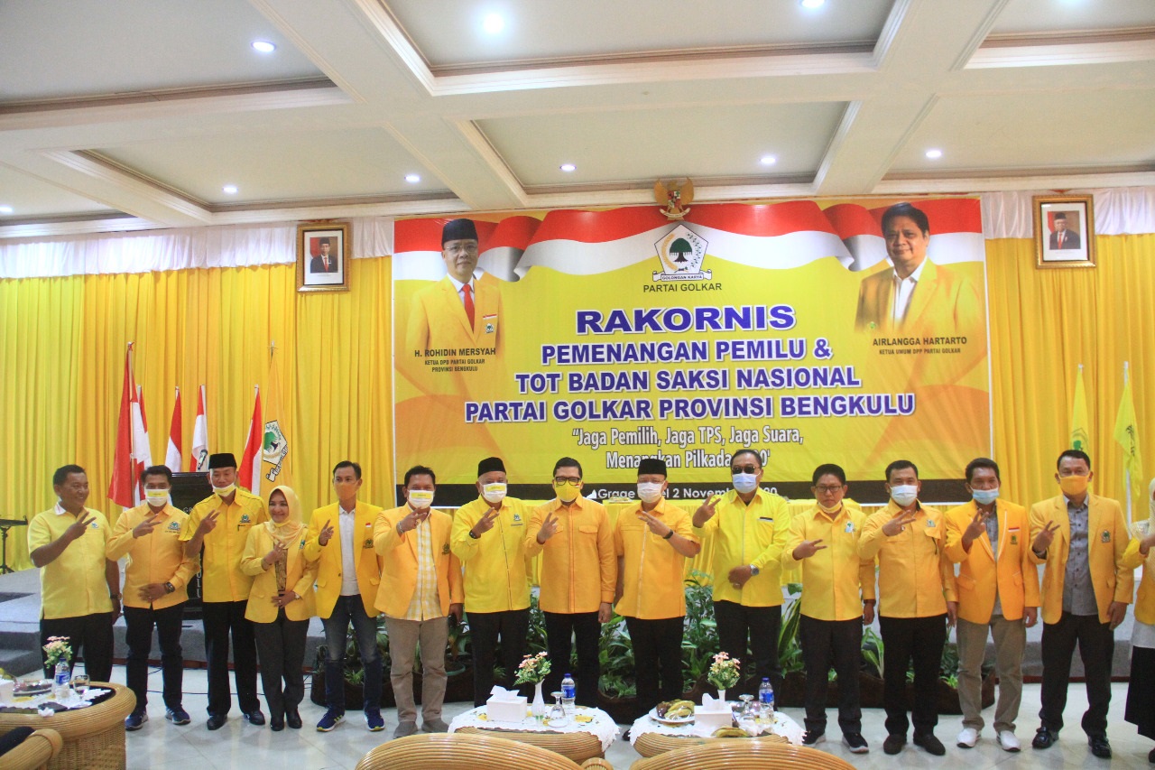 Bengkulu Jadi Basis, Golkar Targetkan Kemenangan Pilkada