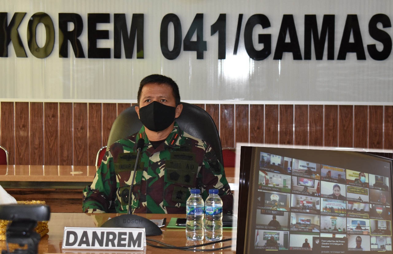 Korem 041/Gamas Targetkan Peningkatan Kompetensi Kehumasan