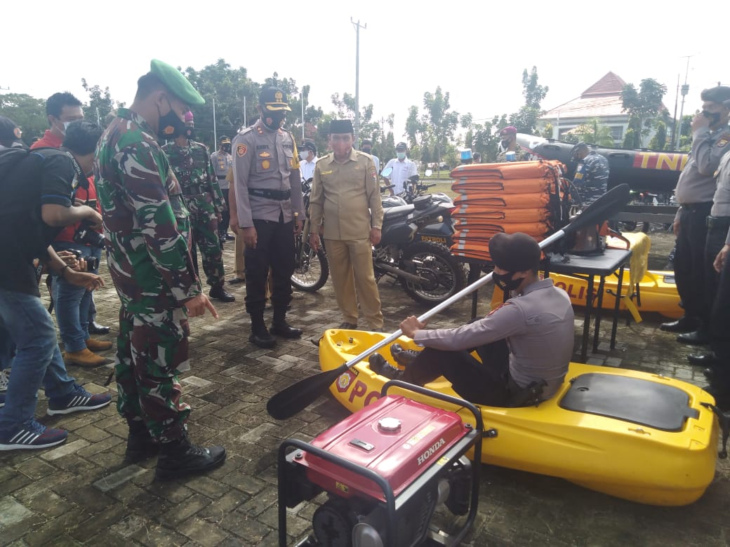 Bersiap Hadapi Bencana, Plt Bupati Cek Peralatan