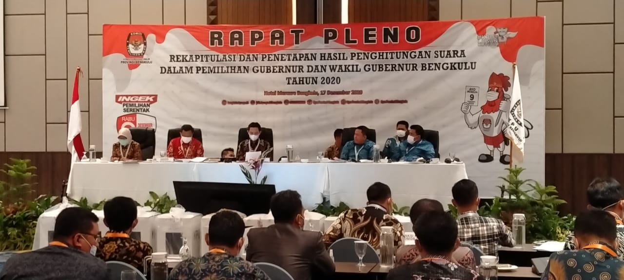 Pilgub, KPU Provinsi Bengkulu Pertama Gelar Pleno
