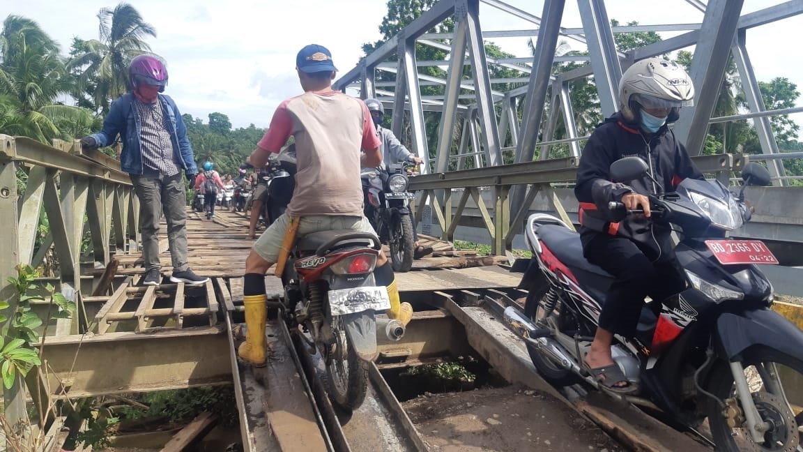 Jembatan TAP Kian Mengkhawatirkan