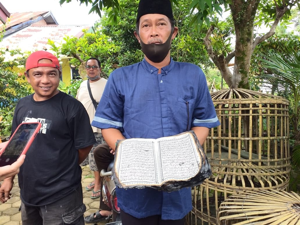 Al Quran Selamat Dari Kebakaran Rumah di Bengkulu Utara