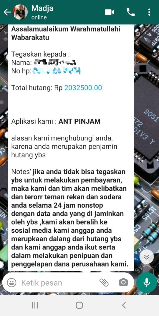 Awas! Nomor Anda Dijadikan Penjamin Pinjol