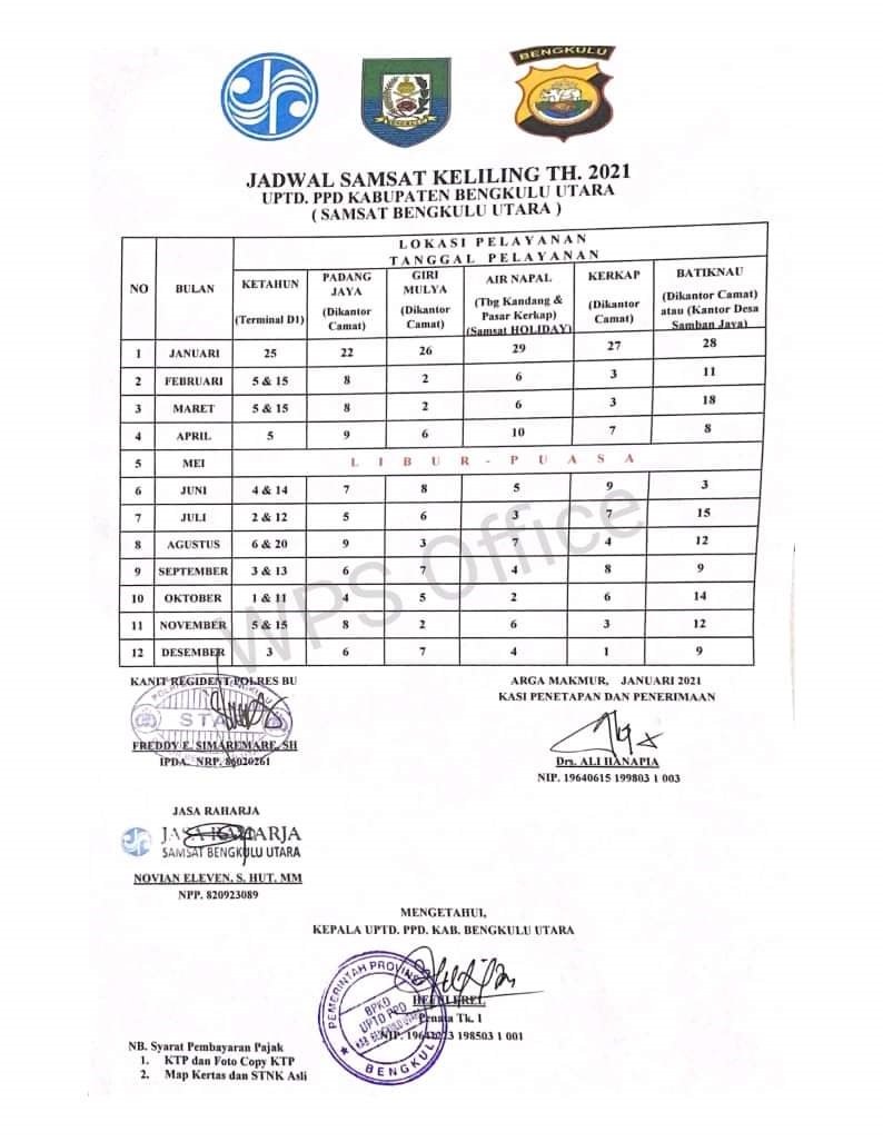 Mau Bayar Pajak? Ini Jadwal Samsat Keliling