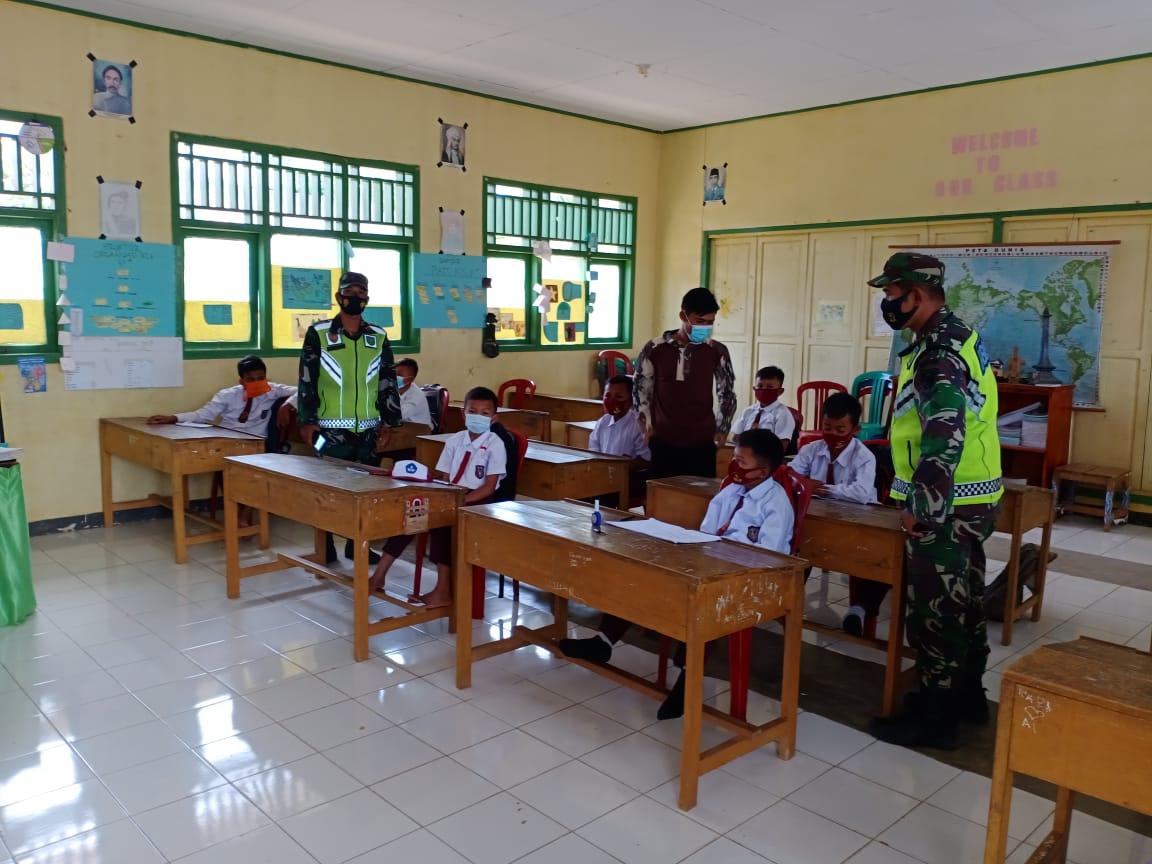 Pantau PTM di Sekolah, TNI Terjun ke Lapangan
