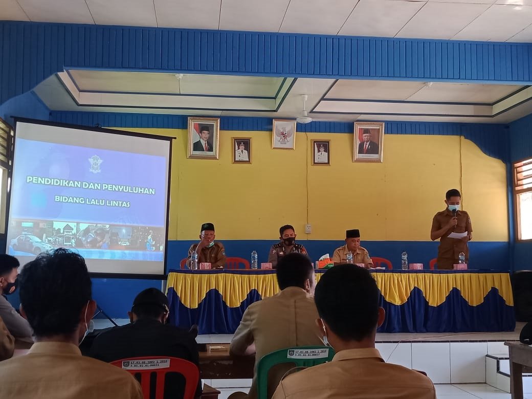 Edukasi Lalin, Polres BU Sambangi Suka Makmur