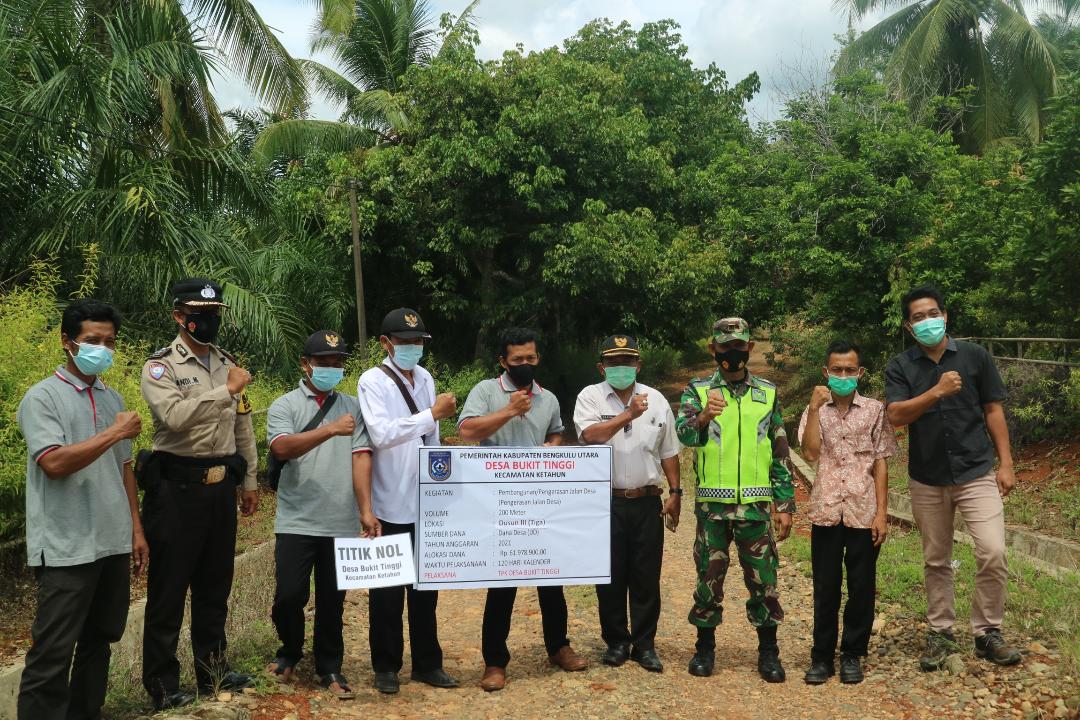 Pemdes Bukit Tinggi Realisasikan Fisik dan Salurkan BLT-DD