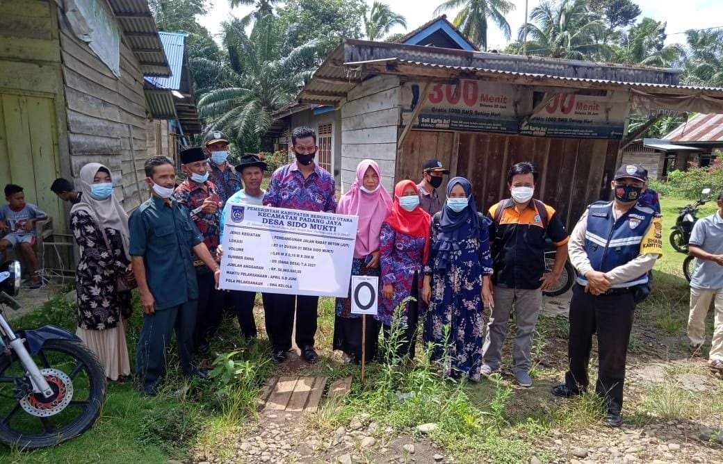 Usai Salurkan BLT DD, Pemdes Sido Mukti Gelar Titik Nol