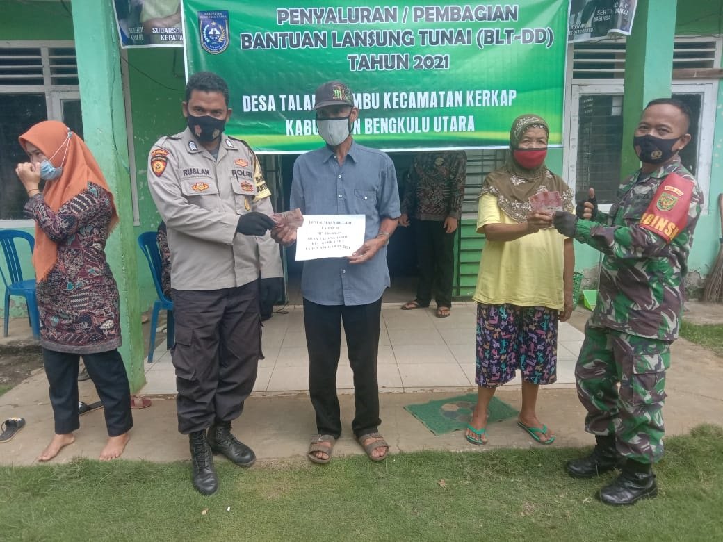 BLT DD Februari Sukses Disalurkan Pemdes Talang Jambu