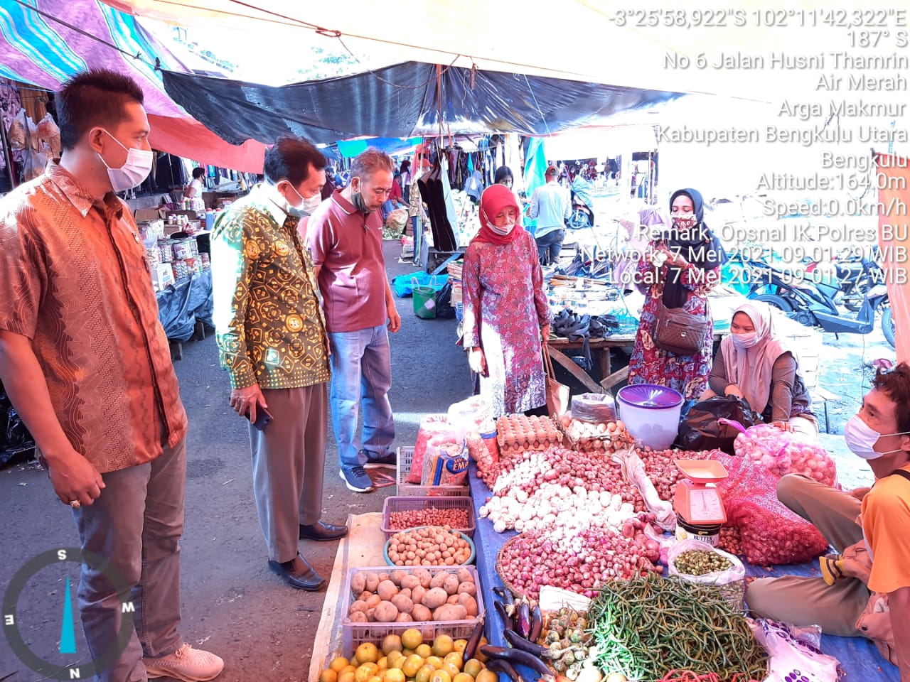 Tim Gabungan Sidak Harga Bapok di BU