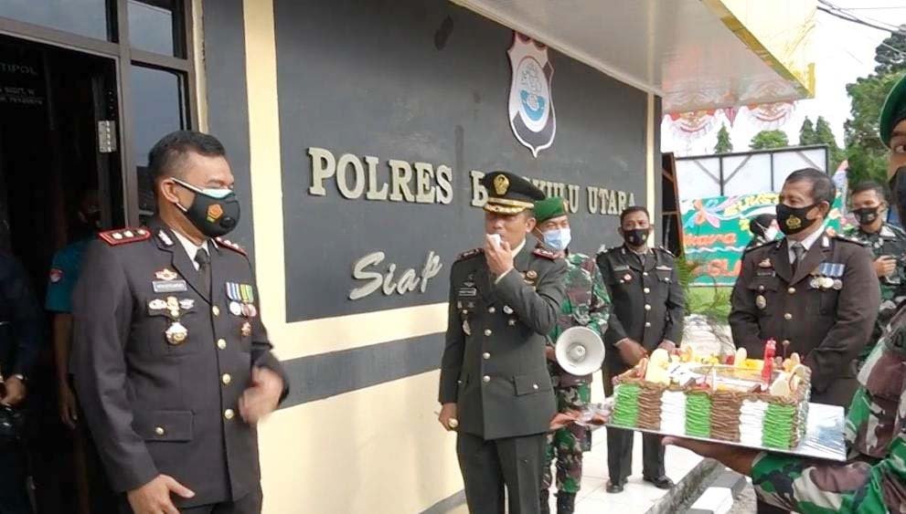 Anggota TNI “Geruduk” Polres Bengkulu Utara