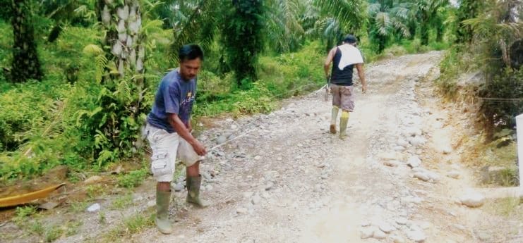 Wow! Pengoralan Jalan 147 Meter di Muara Santan Kuras DD Rp 200 Juta