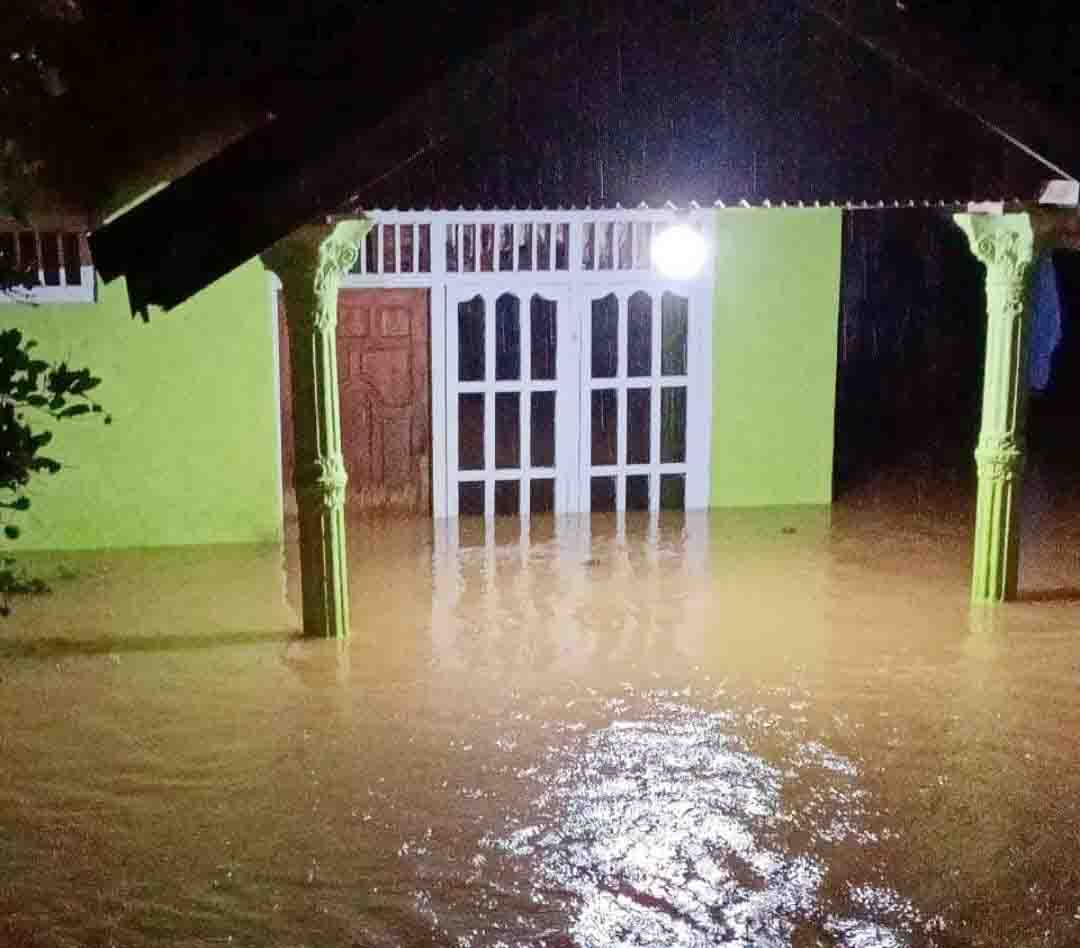 Video; Banjir, Puluhan Rumah Warga Air Besi Terendam Luapan Air