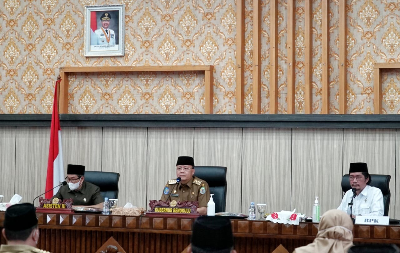 Periksa Kinerja Pemprov Bengkulu, BPK Gelar Entry Meeting